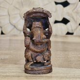 Indian Handcrafted Wooden Ganesh Home Decor Showpiece A21